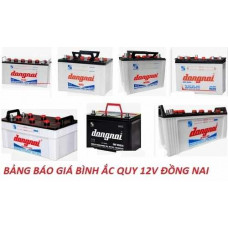 Ắc quy xe máy 12V-5Ah Đồng Nai Pinaco 12M5D