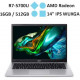 Laptop ACER Aspire 3 A314-42P-R3B3 (Ryzen 7 5700U/ RAM 16GB/ Onboard/ 512GB SSD/ Windows 11)