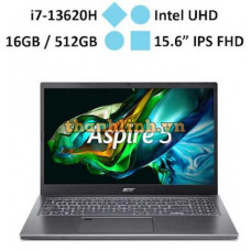 Laptop ACER Aspire 5 A515-58M-79R7 (i7-13620H/ RAM 16GB/ Onboard/ 512GB SSD/ Windows 11)