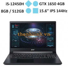 Laptop ACER Aspire 7 A715-76G-5132 (NH.QMESV.002) (i5-12450H/ RAM 8GB/ GeForce GTX 1650/ 512GB SSD/ Windows 11)
