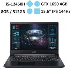 Laptop ACER Aspire 7 A715-76G-5132 (NH.QMESV.002) (i5-12450H/ RAM 8GB/ GeForce GTX 1650/ 512GB SSD/ Windows 11)