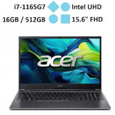 Laptop ACER Aspire Lite - AL15-51M-75E2 (i7-1165G7/ RAM 16GB/ Onboard/ 512GB SSD/ Windows 11)