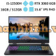 Laptop gaming ACER Nitro 5 AN515-58-50D2 (i5-12500H/RAM 16GB/GeForce RTX 3060/512GB SSD/ Windows 11)