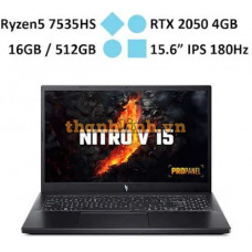 Laptop gaming ACER Nitro V 15 ProPanel ANV15-41-R7AP (Ryzen 5 7535HS/RAM 16GB/GeForce RTX 2050/512GB SSD/ Windows 11)