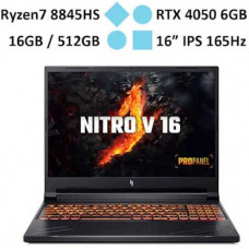 Laptop ACER Nitro V 16 ProPanel ANV16-41-R36Y (Ryzen 7 8845HS/RAM 16GB/GeForce RTX 4050/512GB SSD/ Windows 11)