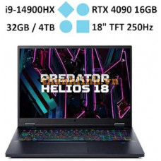 Laptop Acer Gaming Predator Helios 18 - PH18-72-908N (i9-14900HX) (Đen)