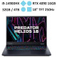 Laptop Acer Gaming Predator Helios 18 - PH18-72-908N (i9-14900HX) (Đen)