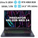 Laptop AI ACER Predator Helios Neo 14 PHN14-51-99Y8 (Ultra 9 185H/RAM 32GB/GeForce RTX 4060/1TB SSD/Windows 11)