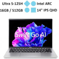 Laptop ACER Swift Go SFG14-72-55HZ (Ultra 5-125H/ RAM 16GB/ Onboard/ 512GB SSD/ Windows 11 + Office)