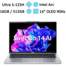 Laptop ACER Swift Go AI OLED SFG14-73-57FZ (Ultra 5-155H/RAM 16GB/Onboard/512GB SSD/ Windows 11)