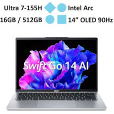 Laptop ACER Swift Go AI OLED SFG14-73-75YM (Ultra 7-155H/RAM 16GB/Onboard/512GB SSD/ Windows 11)