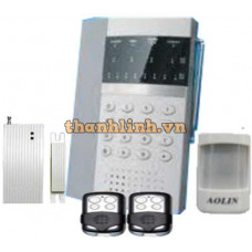 Tủ trung tâm báo động 8 zone không dây kết hợp 04 zone có dây AOLIN AL5088