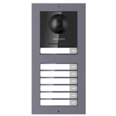 Nút bấm IP 7 cổng cho bảy căn hộ riêng biệt, thiết kế sang trọng (Lắp âm tường) Hikvision Combo DS-KIS27