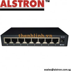 Bộ chia mạng POE công nghiệp 8 x 10/100/1000 Mbps RJ45 Ports AUTO Negotiation / AUTO MDI/MDIX Full-duplex Alstron ALP-08100U-SW