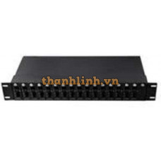 Bộ gắn tập trung Converter quang dạng tủ rack 19" 2U Rack Mount Chasis Alstron ALP-2URMC-14-AC