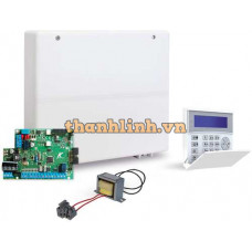 Trung tâm báo động 4 vùng có dây , két nối qua mạng lan AMC-KIT4IP