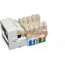 Ổ cắm mạng GigaSPEED XL® MGS400 Series Category 6 U/UTP Outlet, white Amp Compscope 700206725