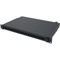 Thanh Patch panel quang Fiber Optic Panel,1U, 19 in, 24 LC duplex or 24 SC Amp Compscope 760244403