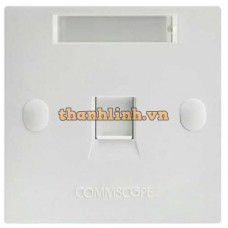Mặt nạ Commscope Faceplate Kit,1PORT, SL/SLX, BS,WHITE 760245388
