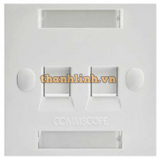 Mặt nạ Commscope Faceplate Kit,1PORT, SL/SLX, BS,WHITE 760245389