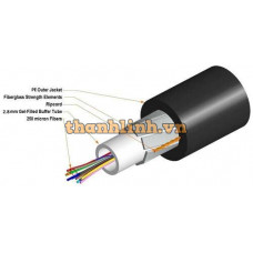 Cáp quang AMP Commscope Outside Plant, 4-Fiber, OS2, Non-armored Jacket 760252020