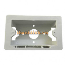 NSP-USMB Đế ổ cắm chữ nhật , màu hạnh nhân