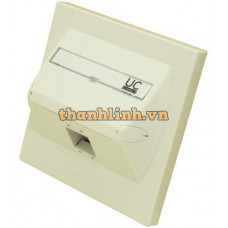 Mặt nạ Prysmian/Draka UC 10G BS Angle Faceplate, 1-port , White ( 10G BS Angle Faceplate, 1-port , White ) FPCA9286