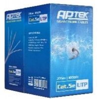 Cáp mạng Aptek CAT5e UTP Copper 25AWG, vỏ nhựa PVC- Dây cáp mạng chuẩn quốc tế Cat.5e 530-1101-3
