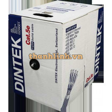 Cáp mạng CAT.5E UTP, 4 pair, 24AWG, 305m/box Dintek 1101-03003CH