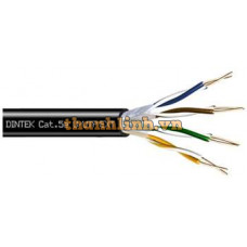 Cáp mạng ngoài trời có gel - CAT.5e, 305m, vỏ PE chịu nhiệt, gel chống ẩm, cáp thả cống Dintek 1101-03024