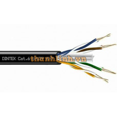 Cáp mạng treo ngoài trời - CAT.6 , 305M , thép gia cường dùng treo móc. Dintek 1101-03026