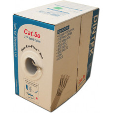 Cáp mạng CAT.5e UTP, 4 pair, 24AWG, 305m/box, Longest working distance 150m, made in China Dintek 1101-03029