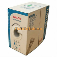 Cáp mạng Dintek CAT.5e FTP , 4 pair , 24AWG , Bọc nhôm chống nhiễu , 305m/box 1103-03003CH