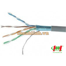 Cáp mạng CAT.5e FTP, 4 pair, 24AWG, Bọc nhôm chống nhiễu, 305m/box, made in China Dintek 1103-03011