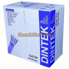 Cáp mạng CAT.5e S-FTP, 4 pair, 24AWG, Dintek 1105-03001