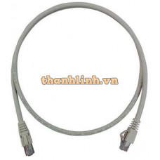 Patch Cord F/UTP Cat.6A 10Gb LSZH, 3.0m, 2 đầu đúc RJ45, Gray - DINTEK Dintek 1201-06093
