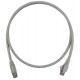 Patch Cord S/FTP Cat.6A 10Gb LSZH, 1.0m, 2 đầu đúc RJ45, Gray - DINTEK Dintek 1201-06096