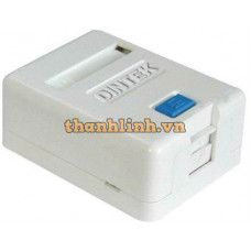 Ổ mạng Dintek Surface mount box - ổ mạng nổi 1 port - 48 x 65 x 27mm 1301-02012