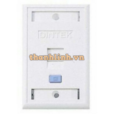 Mặt nạ Dintek 01 port , US type , 120 x 70 x 6.2mm ( NEW ) 1303-11030