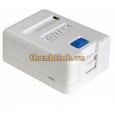 Hộp đế Dintek Wall Box - Hộp đế nổi cho mặt nạ 1 , 2 , port , US type , 48 x 69.8 x 114mm 1304-11003