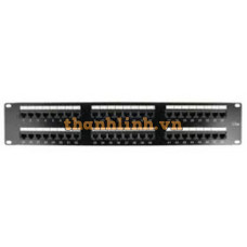 Thanh phối cáp Dintek Patch panel 48 Port , CAT.5e , 2U , 19 rackmount , Krone type 1402-03020