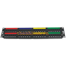 Thanh phối cáp Dintek Patch panel 48 Port , CAT.6 , 19 rackmount , Krone type 1402-04012