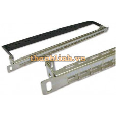 Patch panel 24 Port rổng Fully Shielded, 19" rack mount, Dintek 1406-00012