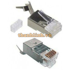 Đầu mạng Dintek CAT.6 S-FTP - bọc kim loại chống nhiễu , đầu RJ45 gồm 2 thành phần 1501-88032