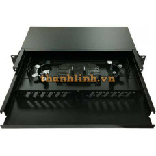 ODF 24 port Fiber optic enclosure , 19 rackmount Dintek 2201-24060