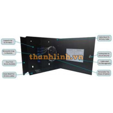 ODF 12 port Fiber optic enclosure, wallmount, ST/SC/FC panel, black metal box Dintek 2202-12024