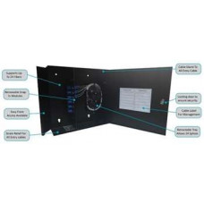 ODF 12 port Fiber optic enclosure, wallmount, ST/SC/FC panel, black metal box Dintek 2202-12024