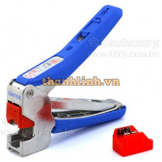 Dụng cụ nhấn cáp 1 lúc 4 đối vào ổ cắm mạng Keystone Jack Dintek 6103-01005
