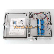 ODF 4 port , plastic mini type , wallmount ( bao gồm Pigtail SM , adapter , ống co nhiệt ) Dintek FTTH box