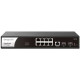 Thiết bị chuyển mạch 8 Port Gigabit Smart Lite PoE Managed Switch with 2 slot SFP uplink Draytek VigorSwitch P2100